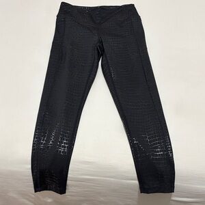 PINK Victoria's Secret Black Textured Pants